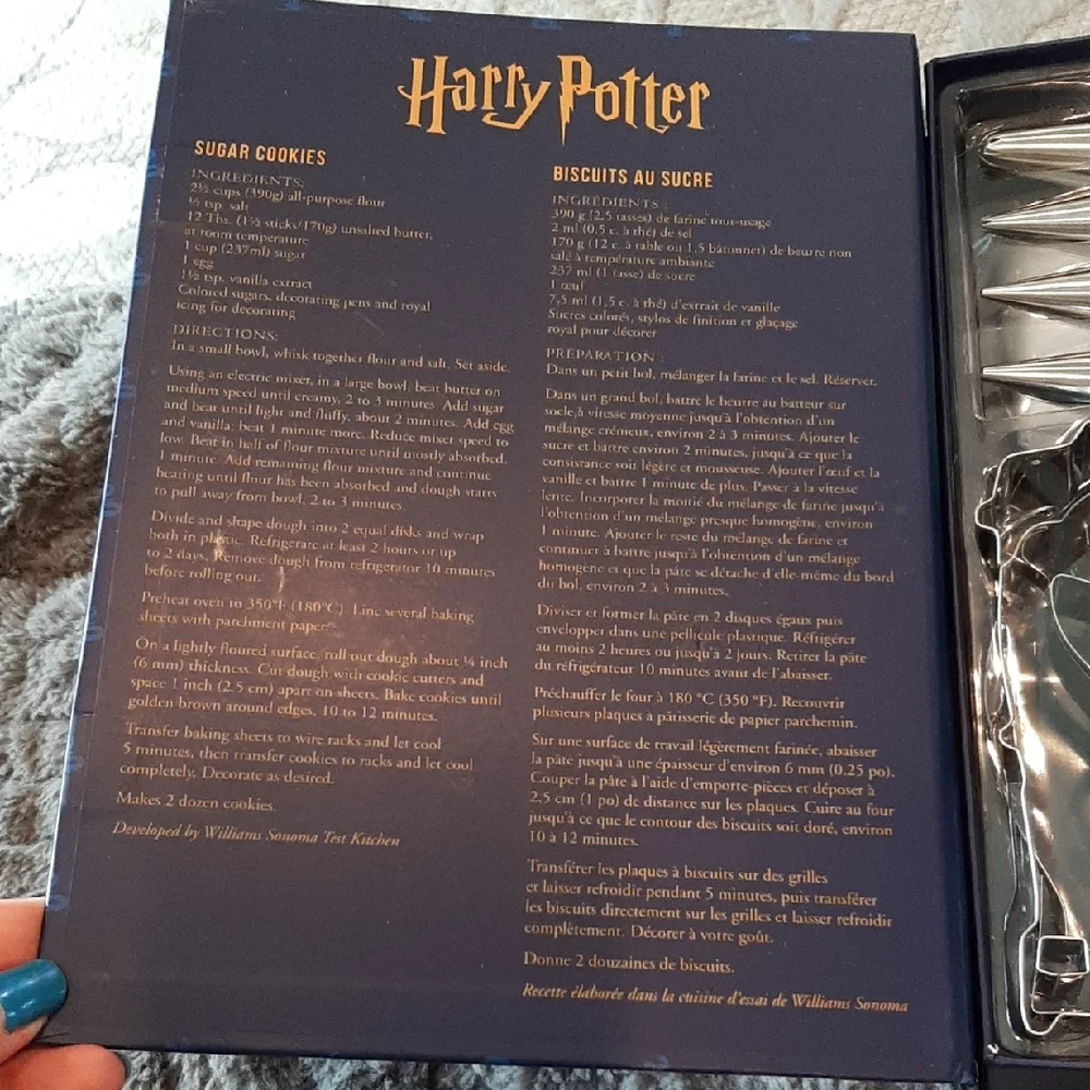 Williams Sonoma Harry Potter Cookie Baking Kit